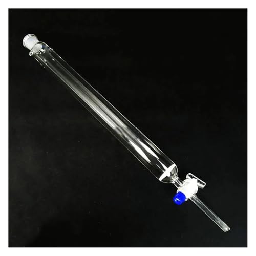 Colonne de chromatographie 24# avec piston en verre et noyau de sable pour laboratoire