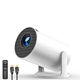 Projektor 4K 18000 Lumen, Yoton Mini Beamer mit Doppellautsprechern, Bluetooth 5.2, Einfache Navigationsoberfläche, Natives 1080P, Unterstützt 4K-Video, Kompatibel mit Smartphones, HDMI und Fire Stick