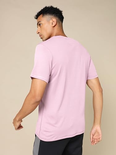 Image of TECHNOSPORT Men's Slim Fit Polyester Activewear Sports T-Shirt with Moisture-Wicking Comfort for Workout, Running & Gym