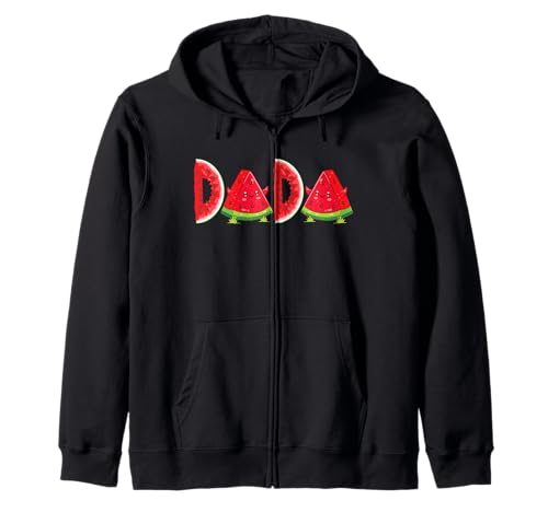 Dada Sandía Verano Fruta Gran Día del Padre Sudadera con Capucha