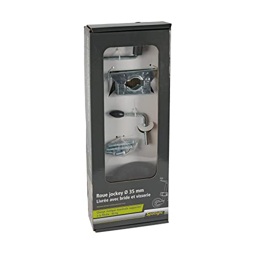 OROK Turbocar T-645044 Anhänger Jockey auf Rädern mit Kette, Durchmesser 34 mm, Mehrfarbig