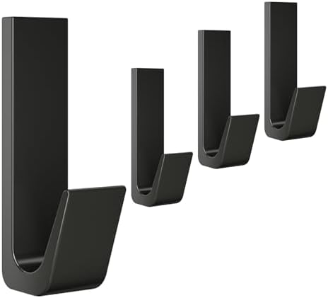 PEPLAYTAL 4er Set Auto Kleiderhaken - Selbstklebend, ABS Material, Platzsparend Für Auto & Büro