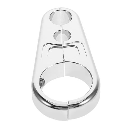 TOPPERFUN Soporte De Línea De Freno Abrazadera De Línea De Freno De Motocicleta Abrazaderas De Cable De Motocicleta Abrazadera Del Cable De Freno Abrazadera De Freno Aluminio Silver