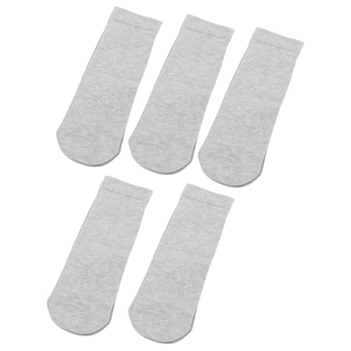 5pcs Stump Socks, Prosthetic Limb Soft Elastic Thickened Cotton Breathable Protective Socks for Below the Knee Amputees Care (S)