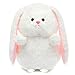 Winsterch Fluffy Bunny Plush Stuffed Animal Rabbit Toy Gifts Baby Doll,White Bunny Plush,12 inches