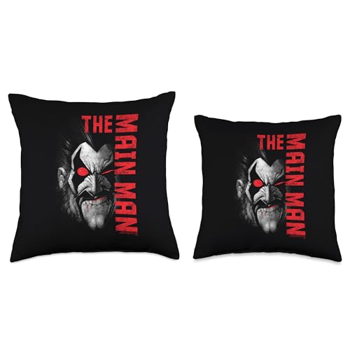 Coussin DC Comics Lobo Main Man 40x40 cm multicolore pour décoration de salon