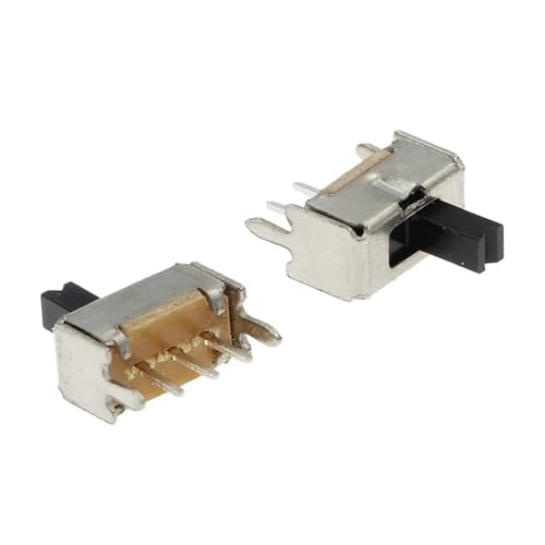 SS12D07 Mini Vertical Slide Switch 1P2T 3 Pin Toggle Switch SMD PCB DPDT Vertical Switch 1Pcs