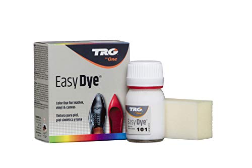 TRG The One Easy Dye, Teinture pour chaussures pour hommes, Blanc (101 White), 25 ml