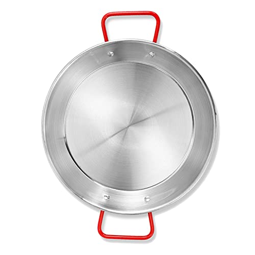 Abbto Padella professionale per paella - Grande padella Coreana Noodle Rame - Grandi padelle per piani cottura a induzione