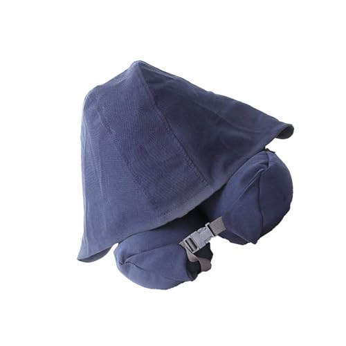 Almohada de viaje con capucha y soporte cervical miniatura 1