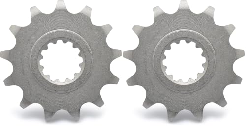 Easyboost Piñón 13 Dientes Ancho 420 para AM6 MBK Xlimit Xpower DT RS XP6-XPS Beta Rieju TZR Sherco Cadena de Transmisión Salida de Caja Arrastre (Paquete de 2)