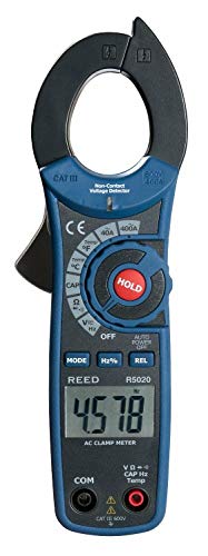 Image of REED Instruments R5020 AC Clamp Meter with Temperature and Non-Contact Voltage Detector, 400A
