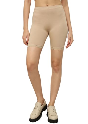 Image of ESPRESSO Women's Viscose Lycra Shorts for Under Dresses (Regular and Plus Size)