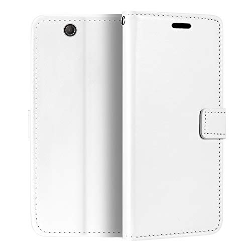 Étui portefeuille pour Sony Xperia Z Ultra XL39H en cuir synthétique de qualité supérieure avec porte-cartes et béquille