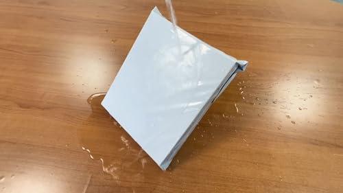 100 Envelope Kunststoff expédition350 x 450 mm + 40 mm Klappe opaken weißen Umschlag Ripstop