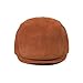 Unisex Sheepskin Suede Beret Leather Duckbill Driver Hat Casual British Painter Cap Fashion Newsboy Hat