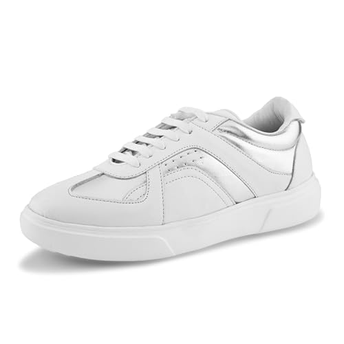 Image of Centrino Women's Sneakers | Cushioned Insole Trendy Shoes | Stylish Modern Sneakers | Lightweight Casual Solid Walking Sneakers| Perfect for Running /Training /Gym /Office Wear Casual Shoes (9349)