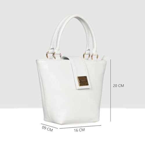 Image of ESBEDA Structured Top Handle Handbag | Ladies Purse | Stylish Handbag | Gift Bag For Women