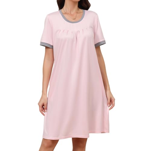 Chemise de nuit courte et ample pour femme enceinte cherchant le confort