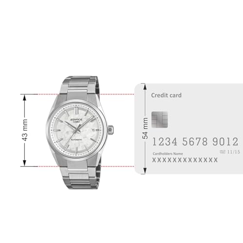 Image of Casio Edifice EFK-110D-7ADR Automatic Analog White Watch Men (ED703)