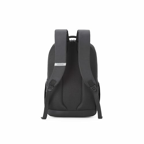 Image of American Tourister Regus | 32 Ltrs | 4 Compartments | Bottle Pocket | Ergonomic Padded Back Panel & Shoulder Straps | Laptop Backpack | 1 Year International Warranty | Black