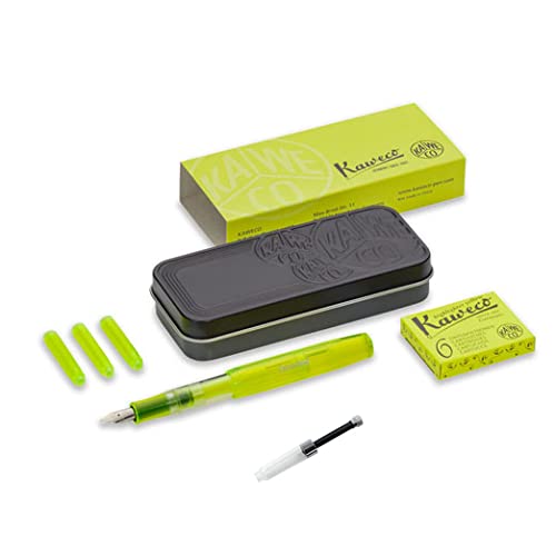 Amazon | カヴェコ Kaweco 万年筆【コンバーター付き】 M 中字 アイス
