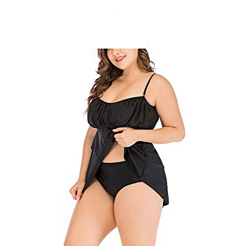 Tankini femme grande taille 6XL ensemble 2 pièces avec jupe CLSDRZC