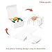 UnicoPak 20 Pack 4x4x2 White Small Gift Boxes - Food Grade Cardboard Treat Boxes for Candy, Fudge, Cookies - Small Square Boxes for Ornaments, Jewelry Trinkets, Party Favors, Small Business Packaging