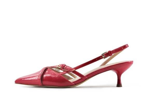 michia Women’s Slingback Pointed Toe Heels Sandals2