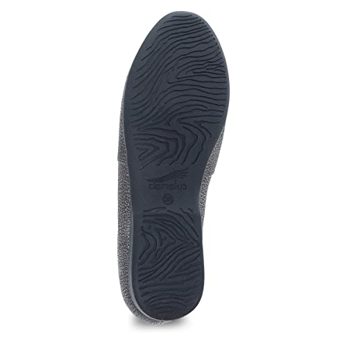 Image of Dansko Larisa Slip-On Flats for Women - Comfotable Flat Shoes with Arch Support - Versatile Casual to Dressy Footwear - Lightweight Rubber Outsole