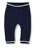 s.Oliver Baby Boys 2128697 Jerseyhose mit Umschlagbund, Blue, 74