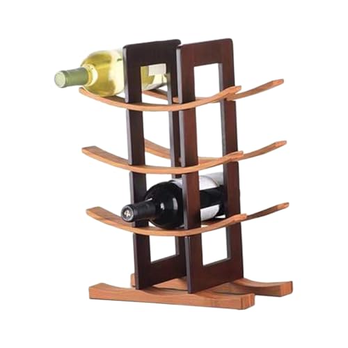 Soporte de botellas de vino estilo Feng Shui de plástico miniatura 1