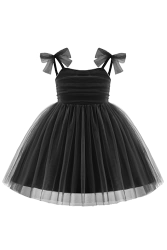 Arshiner Toddler Tutu Dress Girls Sleeveless Birthday Party Dresses Cute Princess Tulle Sundress for Kids 2-6Y