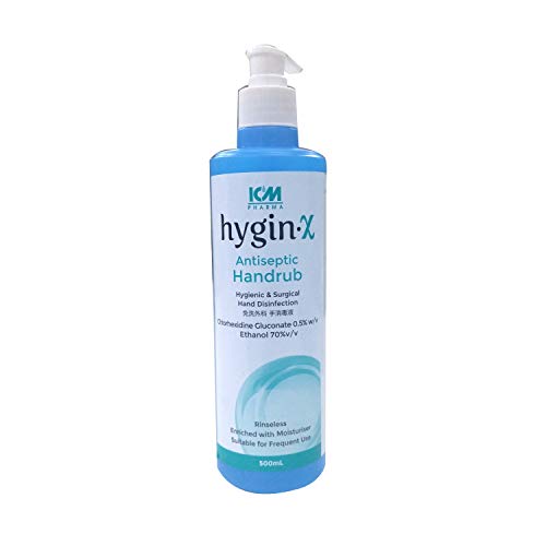 ICM Pharma Hygin-X Antiseptic Handrub with moisturiser 500ml