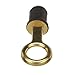 Attwood 7524A7 Snap-Handle Drain Plug, For 1-Inch-Diameter Drains, Locks in Place, Brass Handle, Rubber Plug