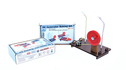 Image of DC Generator Making Kit. Teacher Aid. Do It Yourself. Energy Conversion Kit. Convert Mechanical Energy into Electricity