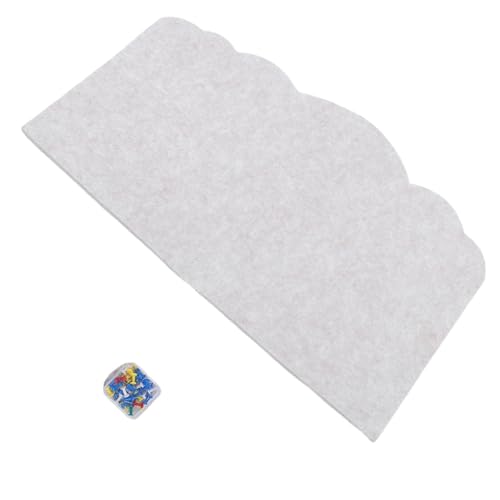 KONTONTY Self Adhesive Memo Wall Organizer for Living Room and Bedroom Versatile Decorative Felt Pin Board for Photos Stickers Items Light