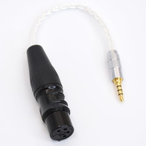 Cable adaptador de audio TRRS 3.5mm macho a XLR 4 pines hembra miniatura 4