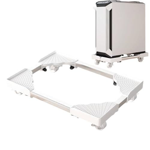 Support d'ordinateur extensible et tour mobile réglable pour unité centrale de bureau - 2