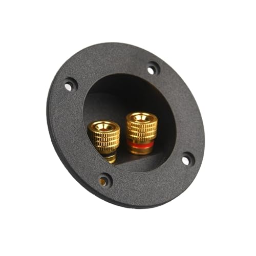 Bornier haut-parleur cuivre R01T encastrable pour enceinte hi-fi