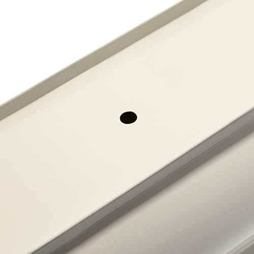 H Potter Herb Pots Indoor Planters With Drainage And Tray White Succulent Planter Window Sill Box Large Rectangular Outdoor Kitchen Flower Pot Garden Succulents Plants Ivory #TOP2