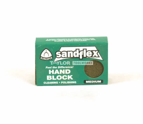 Sandflex Klingspore Medium Solid Carbide Rust Remover Sanding Sponge Eraser