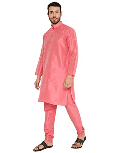 Image of Maharaja Banarasi Dupion Silk Kurta Pjama Set for Men