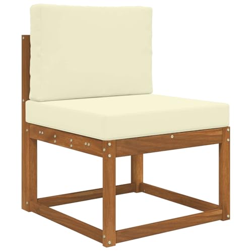 Coussins de canapé d'extérieur en polyester imperméable 60x60 crème