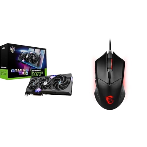 MSI GeForce RTX 5070 Ti 16G GAMING TRIO OC + MSI Q[~O}EX GM08