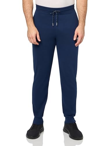 Pantalon de survêtement en coton extensible homme Hugo avec logo argenté de sport