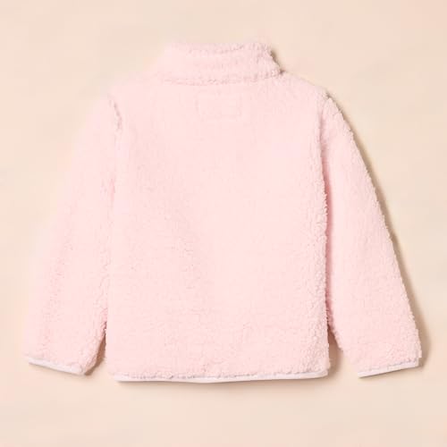Image of Amazon Essentials Girls and Toddlers' Sherpa Fleece Full-Zip Jacket, Fleece Lined