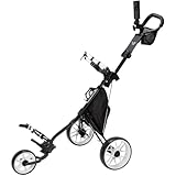 TGW Weekender 3-Wheel Golf Push Cart Black/White