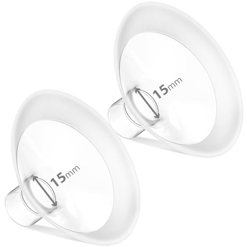 2 Pack de Flanges Suaves 15mm para Medela Pump miniatura 1