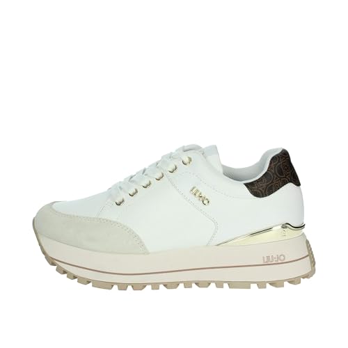 Baskets Liu Jo Maxi Wonder 84 : le confort du cuir blanc sans douleur